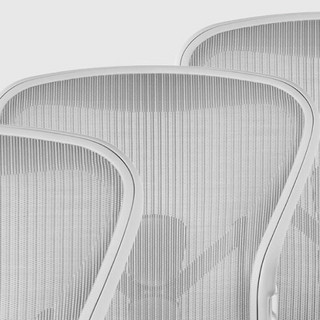 HermanMiller 赫曼米勒 Aeron系列 人体工学电脑椅 矿石白 中号