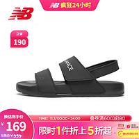 new balance NB官方夏季男鞋女鞋NCLAY系列SUFNCLAO休闲运动凉鞋拖鞋 黑色 SUFNCLAK