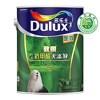 Dulux 多乐士 致悦竹炭抗甲醛无添加全效内墙乳胶漆 墙面漆油漆涂料 A740 5L哑光白色