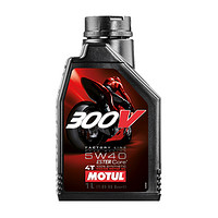 MOTUL 摩特 酯类全合成四冲程 摩托车机油 300V FL 4T 5W-40 SN 1L/桶 欧洲进口