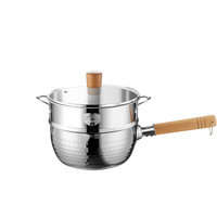 家图腾 JTT-XPG-666 奶锅(20cm、2.4L、304不锈钢、锅盖、蒸笼)