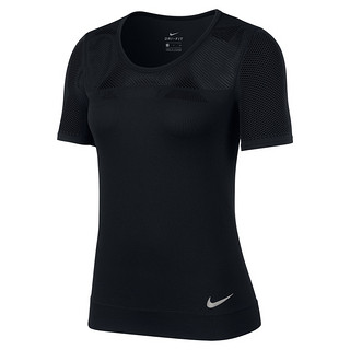 NIKE 耐克 短袖女运动上衣2021夏季新款宽松圆步T恤BQ9552-010