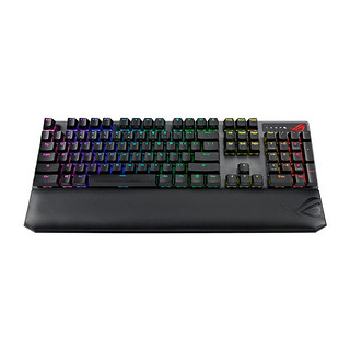 ROG 玩家国度 游侠NX TKL 84键 有线机械键盘 黑色 NX山楂红轴 RGB