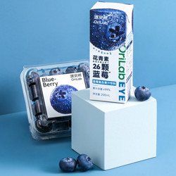 OriLab 源究所 蓝莓汁100%纯果蔬原浆NFC护眼12瓶