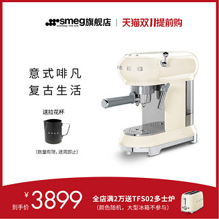 Smeg 斯麦格 ECF01 咖啡机 1.5L 粉绿色