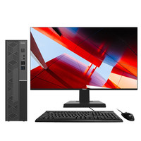 Haier 海尔 K7-A12 十二代酷睿版 23.8英寸 商用台式机 黑色（酷睿i5-12400、核芯显卡、16GB、1TB HDD）