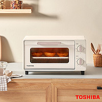 TOSHIBA 东芝 VD6100家用烤箱小型宿舍迷你烘焙复古多功能烤箱10L