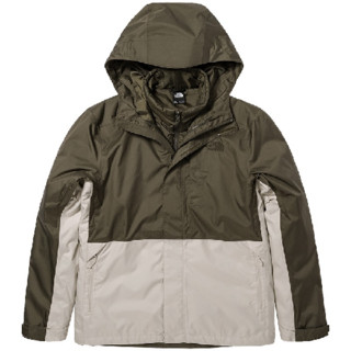 THE NORTH FACE 北面 男子三合一冲锋衣 NF0A81RM-9P9 绿色 XL