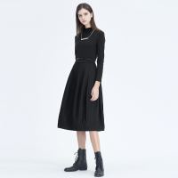 s.deer 圣迪奥 S2048122891 女款收腰连衣裙