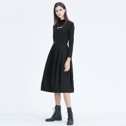 s.deer 圣迪奥 S2048122891 女款收腰连衣裙