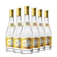 汾酒 玻瓶汾酒 黄盖 48%vol 清香型白酒 475ml*6瓶 整箱装