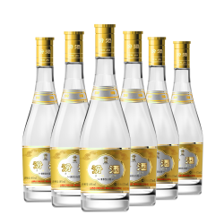 汾酒 玻瓶汾酒 黄盖 48%vol 清香型白酒 475ml*6瓶 整箱装