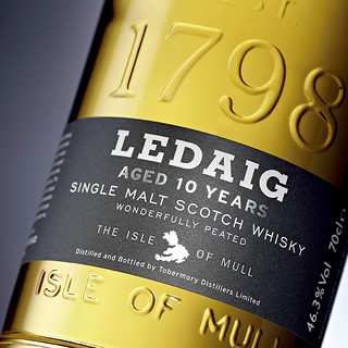 Ledaig 利得歌 莫尔岛 10年 单一麦芽 苏格兰威士忌 46.3%vol 700ml