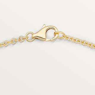 Cartier 卡地亚 love系列 B7212400 双环18K黄金项链 44cm