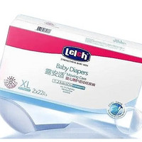 PLUS会员：lelch 露安适 婴儿纸尿裤 XL22片*2箱