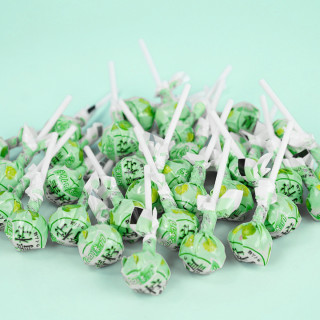 糖果网红爆款休闲儿童小吃零食水果味青柠棒棒糖散装批发食品硬糖