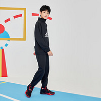 PLUS会员：adidas 阿迪达斯 男童冬季运动长袖套装