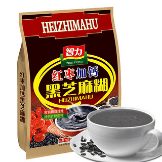 ZHILI 智力 红枣加钙黑芝麻糊700g（内含17小包） 黑芝麻糊谷物营养早餐代餐