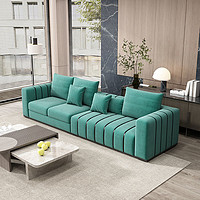 几度 2022新款布艺沙发客厅小户型科技布现代简约实木框架沙发