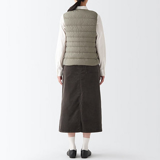 MUJI 無印良品 女士羽绒马甲 BDC30C2A 浅棕色 M