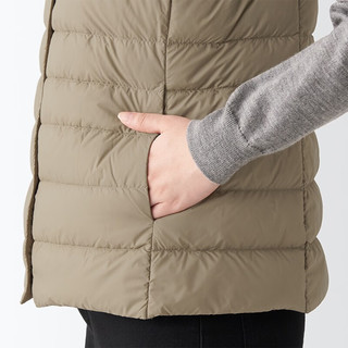MUJI 無印良品 女士羽绒马甲 BDC30C2A 米色 L