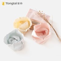 童泰宝宝护肚围新生儿护肚婴儿棉双层无缝肚脐围腹护护脐巾2条装
