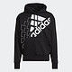  黑卡会员：adidas 阿迪达斯 Q3 BLUV HD 男子大logo卫衣 GS8747　