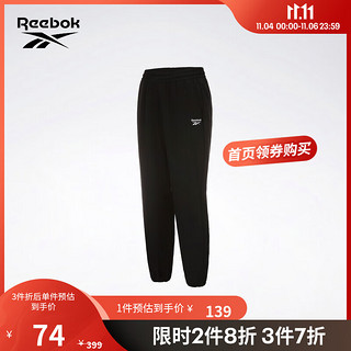 Reebok 锐步 男子运动长裤 GV5509 黑色 XL