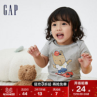 Gap 盖璞 婴儿印花短袖连体衣80231