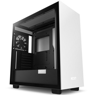 NZXT 恩杰 H7 DIY中塔电竞游戏机（支持360水冷/钢化玻璃侧板）以旧换新 黑白