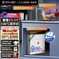 CHANITEX 佳尼特 A.O.史密斯佳尼特加热净水器100℃真开水大流量3.8L/min温热水多档控温TDS数显800G净热一体CAR800-FA1升级款