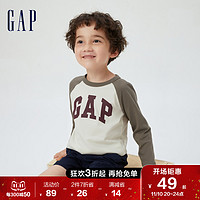Gap 盖璞 男幼童长袖T恤