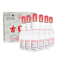 PLUS会员：古贝春 白版 42%vol 浓香型白酒 475ml*6瓶 整箱装