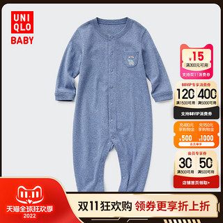 UNIQLO 优衣库 婴儿/新生儿/宝宝 爬爬服(长袖连体哈衣 秋季) 452680