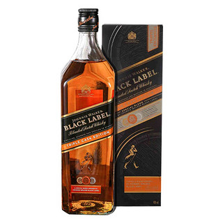 尊尼获加 黑牌三桶1000ml原装进口苏格兰威士忌whisky（JOHNNIE WALKER）(有码) 尊尼获加黑牌三桶1000ml