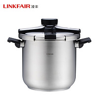 PLUS会员：LINKFAIR 凌丰 LFDPC-PT10001 不锈钢高压锅 10L 24cm