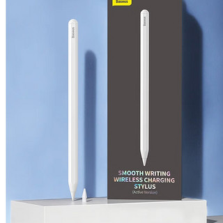 BASEUS 倍思 笔畅无线充电容手写笔 （主动+蓝牙版）白色
