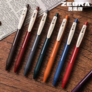 斑马牌日本斑马jj15中性笔限定复古ins按动式彩色笔学生0.5mm速干果汁笔套装zebra斑马旗舰店官方旗舰同款斑马笔芯【报价 价格 评测 ...