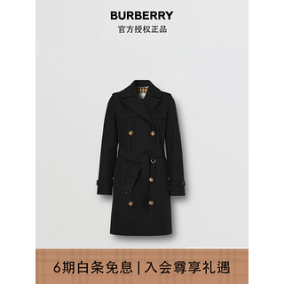 BURBERRY 博柏利 2021秋冬伊斯灵顿版型 – 短款 Trench 风衣80279491 黑色 10