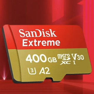 SanDisk 闪迪 至尊极速系列 A2U3V30 Micro-SD存储卡 400GB（U3，A2，V30）