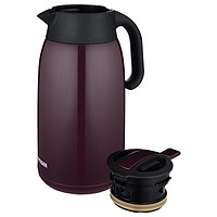 TIGER 虎牌 真空304不锈钢保温壶便携热水瓶咖啡壶 PWM-A20C 2L 葡萄紫(VA)