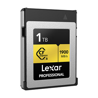 Lexar 雷克沙 1TB CFexpress Type B存储卡 GOLD PRO系列 读1900MB/s 写1500MB/s 高速影像卡