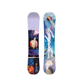 CAPITANO COFFEE 元帅 SPACE METAL FANTASY 中性滑雪单板 蓝色/紫色/黑色 151cm