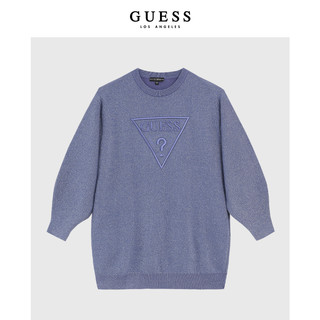 GUESS女倒三角LOGO时尚学院运动风连衣裙W1PK79KB5G0