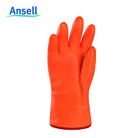ANSELL 安思尔 23-700 PVC全涂层防寒耐低温手套劳保手套 橘色 XL号/10码 72副/箱