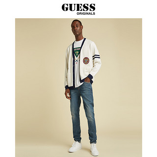 GUESS Originals男倒三角LOGO针织开衫-M1BR46Z2K30