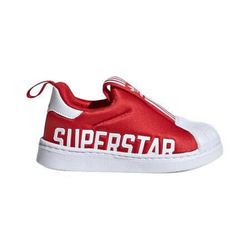 adidas ORIGINALS SUPERSTAR 360 X I 男童休闲运动鞋 EG3407 浅猩红/白色 25码