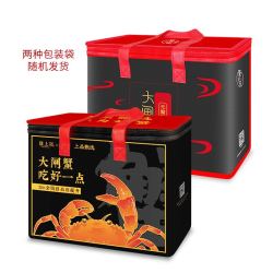 LONG SHANG JI 隆上記 隆上记 大闸蟹鲜活 公3.0-3.3两 母2.0-2.3两 4对8只 现货实物螃蟹礼盒 生鲜 海鲜水产