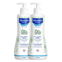 88VIP：Mustela 妙思乐 婴儿洗发沐浴露二合一  500ml*2