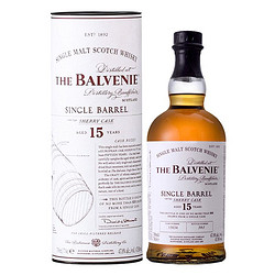 THE BALVENIE 百富 15年单桶苏格兰原瓶进口陈酿雪莉桶单一纯麦威士忌洋酒700ml